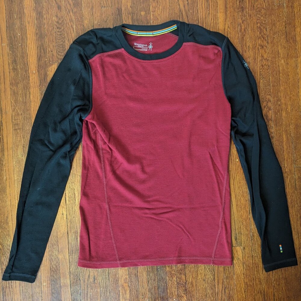 Smartwool Red and Black Longsleeve